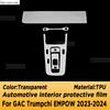 For GAC Trumpchi EMPOW  2024 Panel Navigation Automotive Interior Screen TPU Protective Film Anti-Scratch Sticker