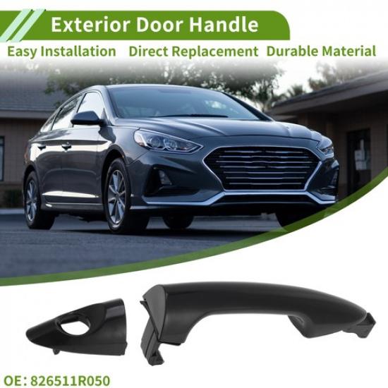 No.826511R050 Exterior Door Handle for Hyundai Accent 2012-2017 Black Front Left