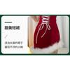 Christmas Wear Atmosphere New Year's Robe Small Short Skirt Women's Sexy Christmas Themed Skirt Dress