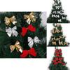 Christmas Decorative Luxurious Bows In Red Silver Gold Ideal For Settings Holiday