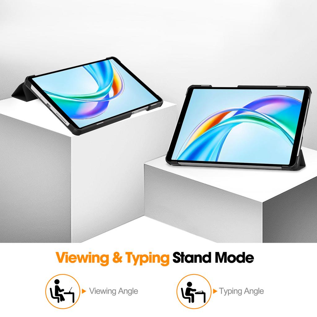 Tablet Case for Honor Pad X7 Tri-Fold Tablet Case with Stand, Multi-Angle Folio Cover