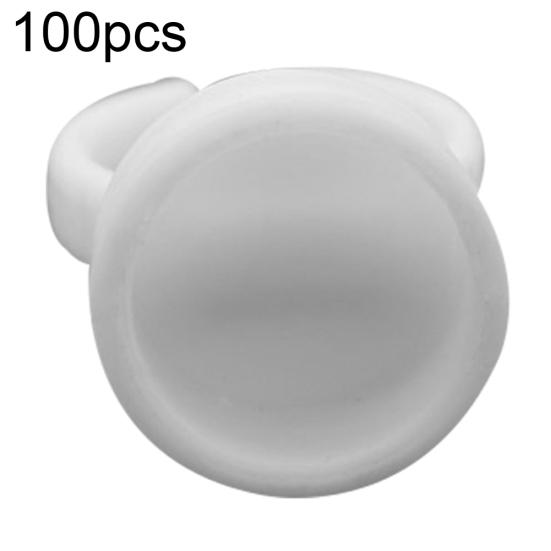 100Pcs Disposable Glue Ring Pallet Holder for Eyelash Extension Tattoo Pigment