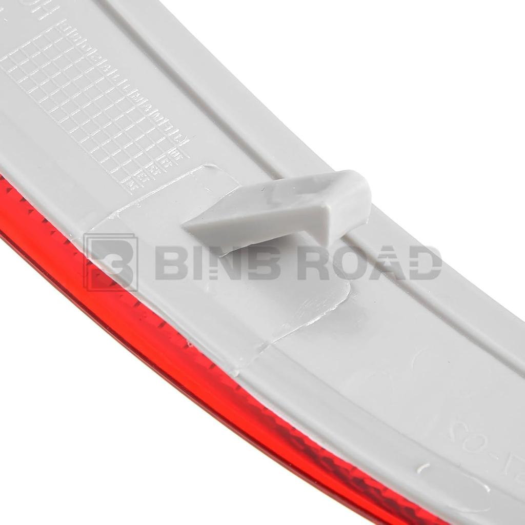 2Pcs Rear Bumper Reflector 63147240997 + 63147240998 Left Right Red Trim Compatible with BMW X5 E70 2009-2013