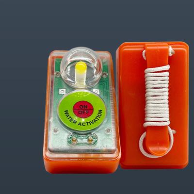Life Jacket Strobe Light Seawater Activated Positioning Safety Light Waterproof Clip On Boating Equipment Accessories for Marine