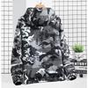7XL Casual Jacket Men's Plus Fat Plus Size Hooded Trend Camouflage Two-sided Wear Men's Spring and Autumn Tooling Jacket