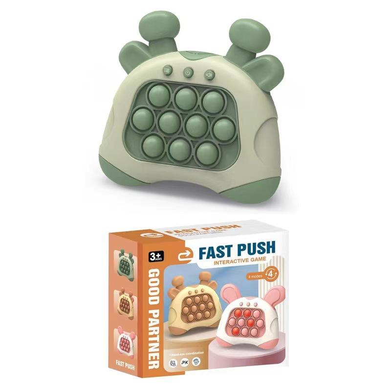 1pcs Handheld Quick Push Game for Kids 6-12, Sensory Fidget Toys for Kids, Party Favors Puzzle Pop Bubbles Birthday Gifts for Over 6 Years Old