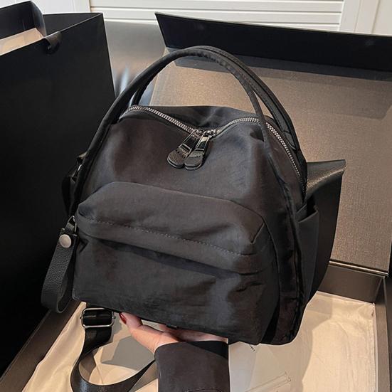 Women Casual Crossbody Bag Zippered Handbag with Adjustable Shoulder Strap Purse with Top Handle for Commuting Running Errands