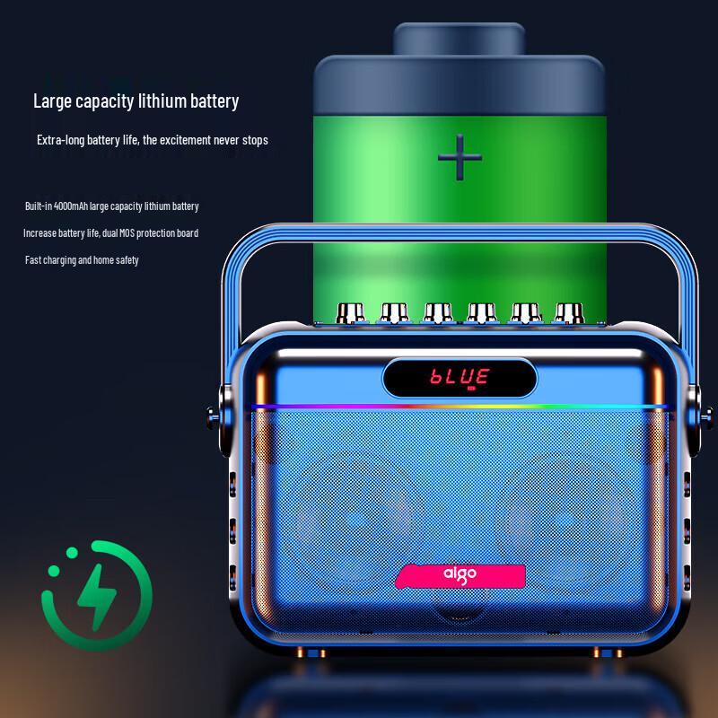 Aigo T189 Portable Bluetooth Karaoke Speaker