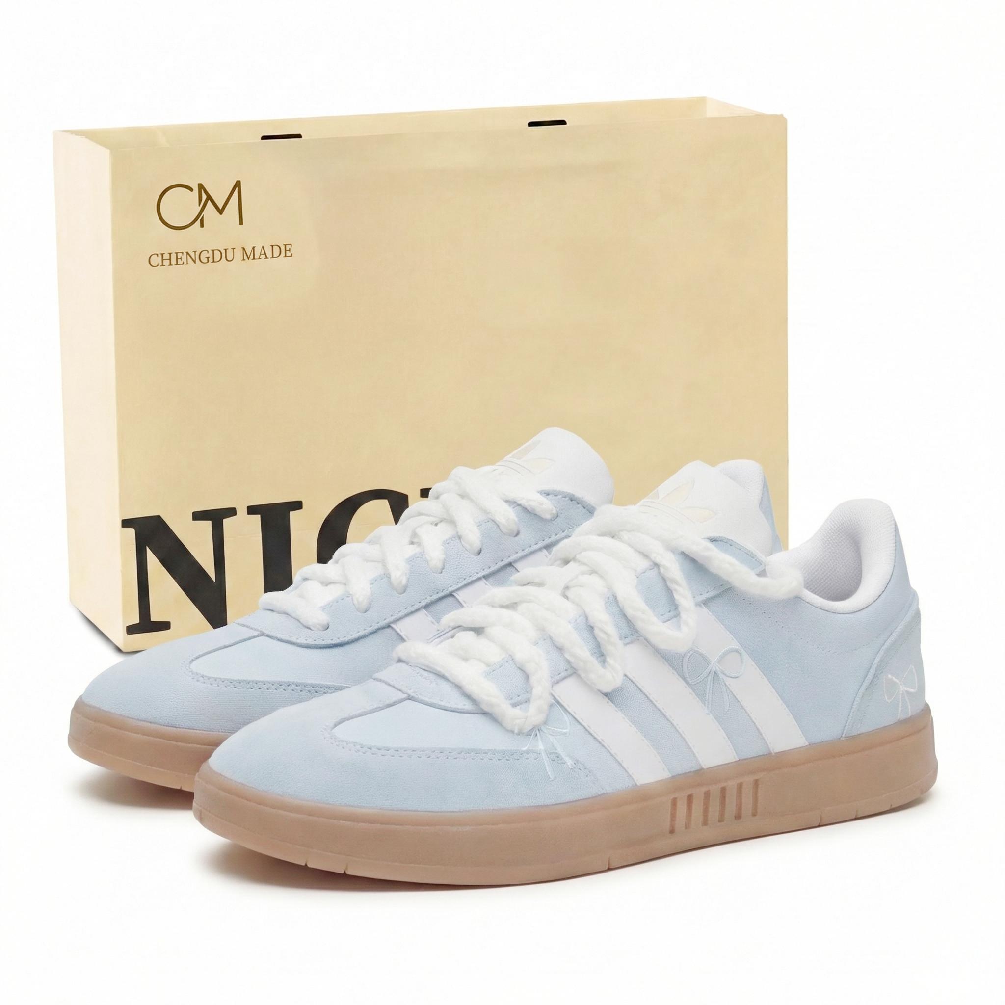 

Adidas Gradas Seaside Dream Butterfly Slip Resistant Low top Skateboard Shoes Unisex Light Blue IE9044(Team1567- ) 36⅔
