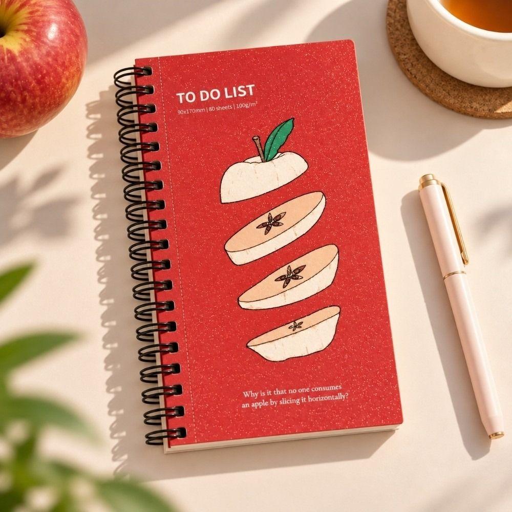 Portable Journal Notebook Spiral Bound Habit Tracker Journal New To Do List Notebook  Tracking