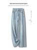 Women's Summer 2024 High-Waist Retro Slim Straight-Leg Wide Jeans