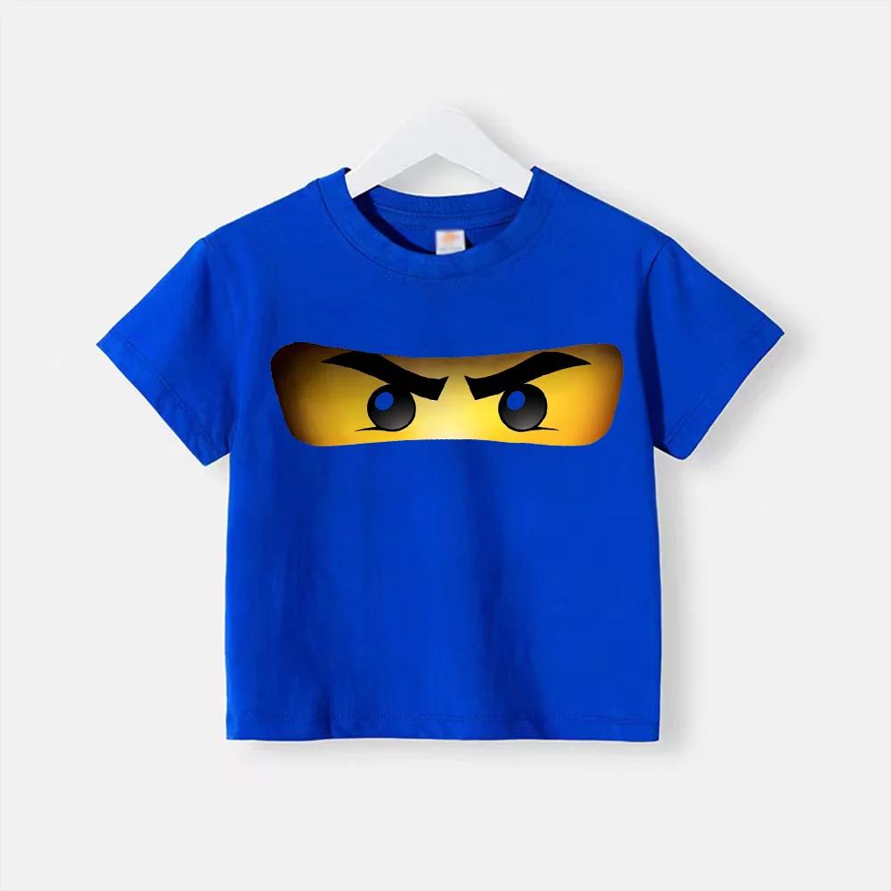 Sommer bedruckte Kinder T-Shirts Oberteil Baumwolle Teenager Junge Mädchen Kleidung Lässig Puppe Rundhals Kurzarm