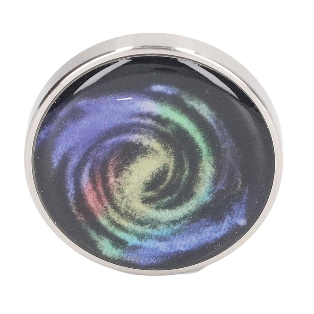 Desktop Rotating Toy Colorful Pattern Stainless Steel Stress Relieve Decompression Gyroscope Toy #2