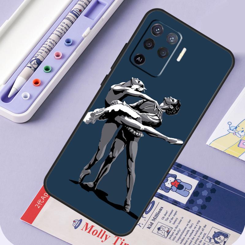 

Swan Dance Ballet For Oppo A96 A76 A16 A94 A74 A54 A15 A18 A38 A58 A78 A98 A40 A60 A80 A57 A17 A77 A5 Pro Case OPPO A77 5G