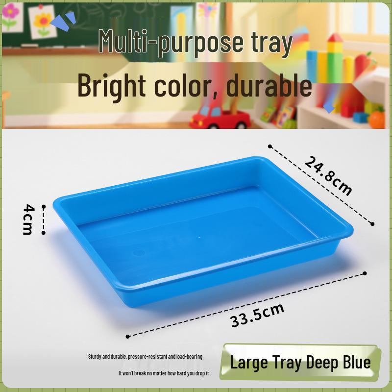 Mehrzweck-Kunststofftablett: Katzentoilette, Aufbewahrung, Malerei & Experimentelle Nutzung für Studenten