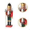 Christmas Decorative Nutcracker Figurine Seasonal Decor 25 Cm Crafts for Centerpiece