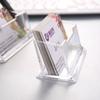 Transparent Desktop Shelf Box Location Card Organizer Display Stand New Storage Box  Office