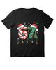 Christmas Elements SIX SEVEN BRUH Printed Pure Cotton Tshirt for Men and Women Oversized Holiday Gift Short Sleeved Tshirt