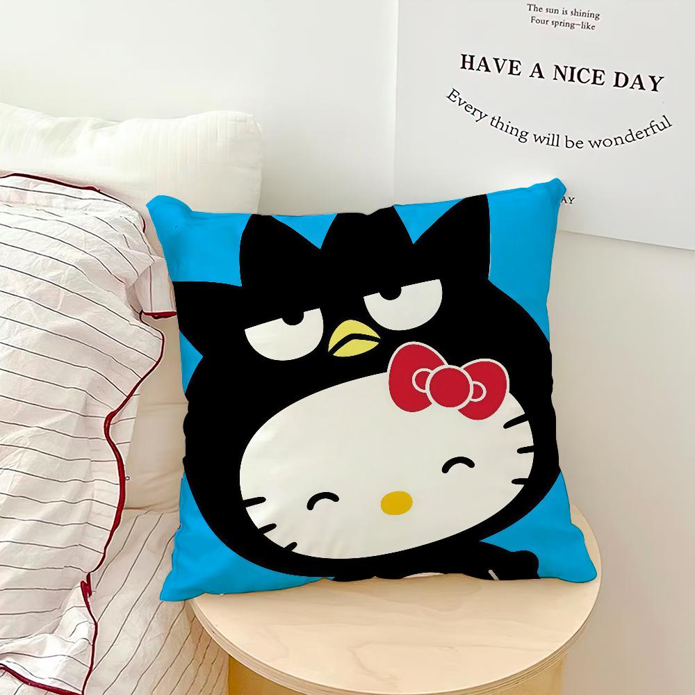 Funny Cute H-Hello K-Kitty B-Badt M-Maru Sro Comfort Soft Hogar Pillowcase Sofa Living Room Bed Home Decor Protective Covers