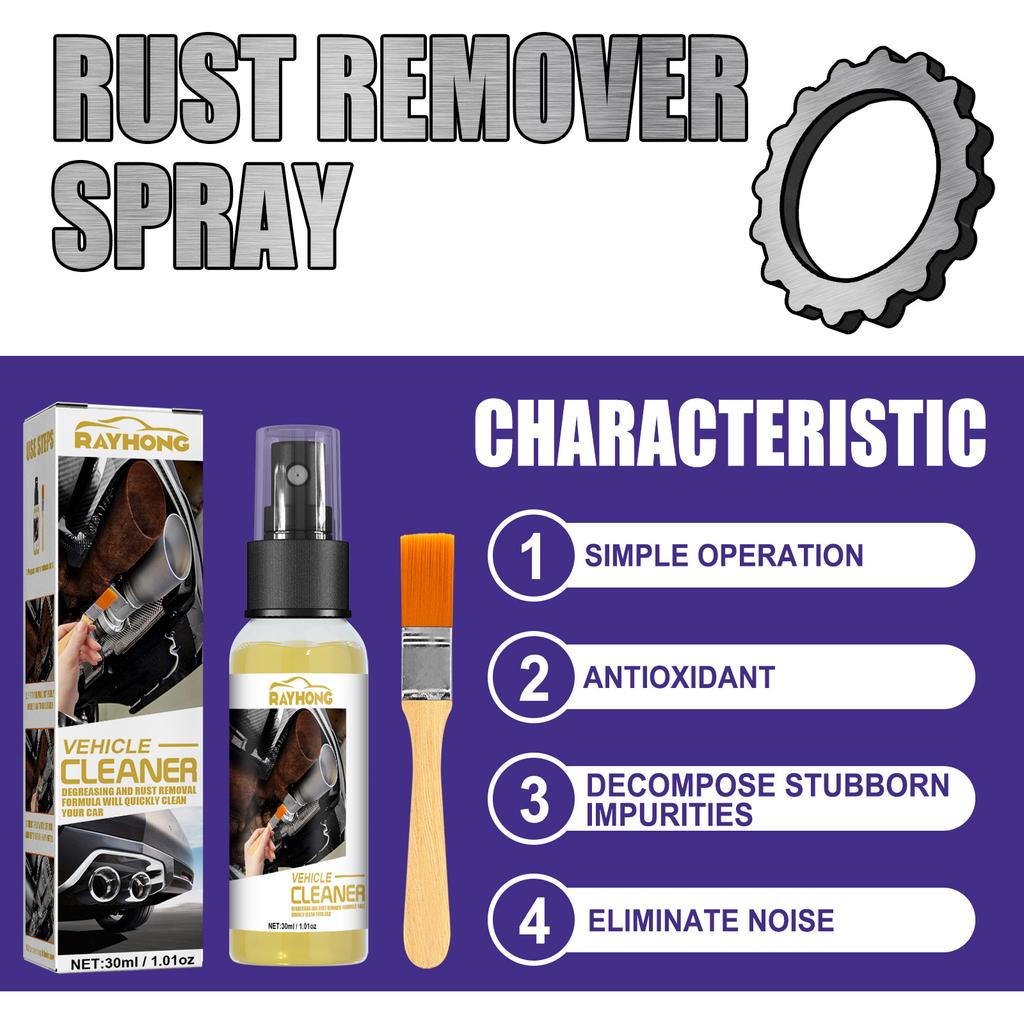 Yegbong Rust Remover For Cars Multifunctional Hub Screw Lubrication Iron And Steel Metal Rust Cleaning And Brightening Rust Remover For Cars
