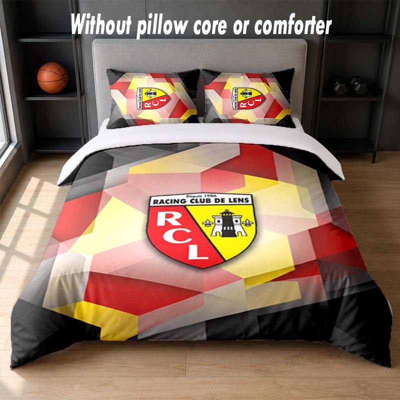 Lens FC Design Bed Bedding Set 1 Duvet Cover + 2 Pillowcases Soft Breathable Household Bed Linens
