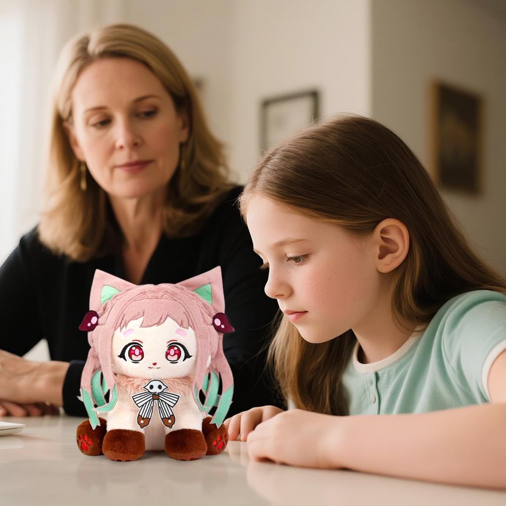 Plüschpuppe, Spielzeuggeschenk, Cartoon, Stoffpuppe für Kinder, Geschenkkissen für Kinder(Keine Norm)