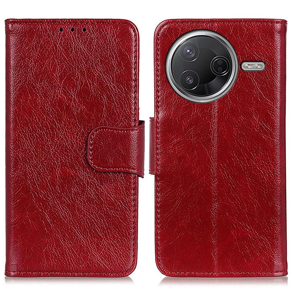 Wallet Case For Xiaomi Poco F7 Pro 5G/Redmi K80 5G/F7 Ultra 5G/Redmi K80 Pro 5G Nappa Texture Split Leather Phone Cover