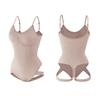 Bodysuit Women Shapewear Tummy Control Butt Lifter Body Shaper Smooth Invisible Under Dress Slimming Underwear Low Neck Jumpsuit