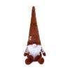 Reusable Fabric Winter Figurine Christmas Knit Gnome Plush, Nordic Forest Elf Faceless Doll Retro Style Holiday Mantel Accessories for Shelf,