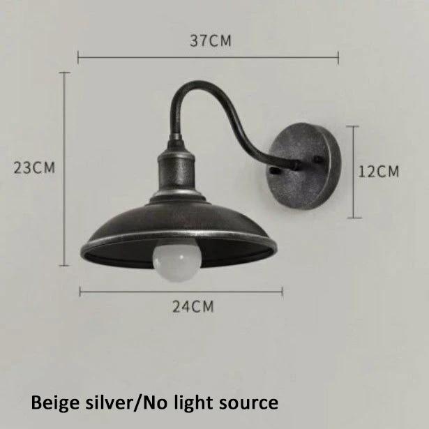 Retro Iron Porch Light DC 85-265V Outdoor Lights Garden Garage Wall Lamp Waterproof Wall Lamp Home Decor Lampara Exterior Pared