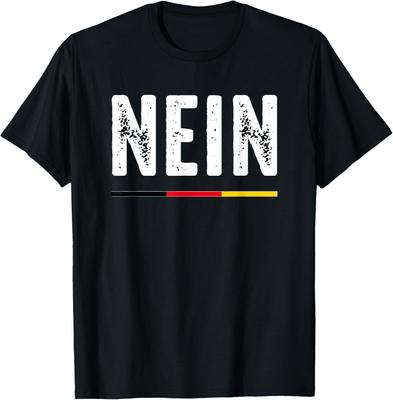 No Tedesco Nessuna Frase Divertente Germania Vintage Maglietta Regalo Unisex T-Shirt
