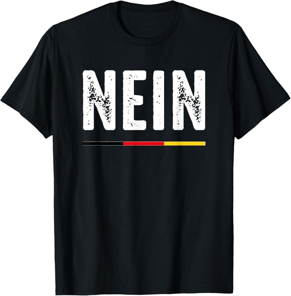 

Nein German No Saying Funny Germany Vintage Tee Gift Unisex T-Shirt S
