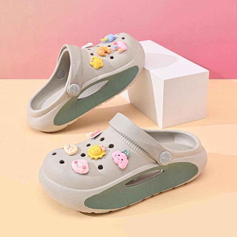 Colorful And Adorable Kids Soft Bottom Eva Slipon Shoes Nonslip Casual Sandals
