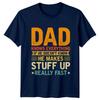 Dad Knows Everything If He Unisexs TShirt Funny Dad Quotes Fathers Day Gift