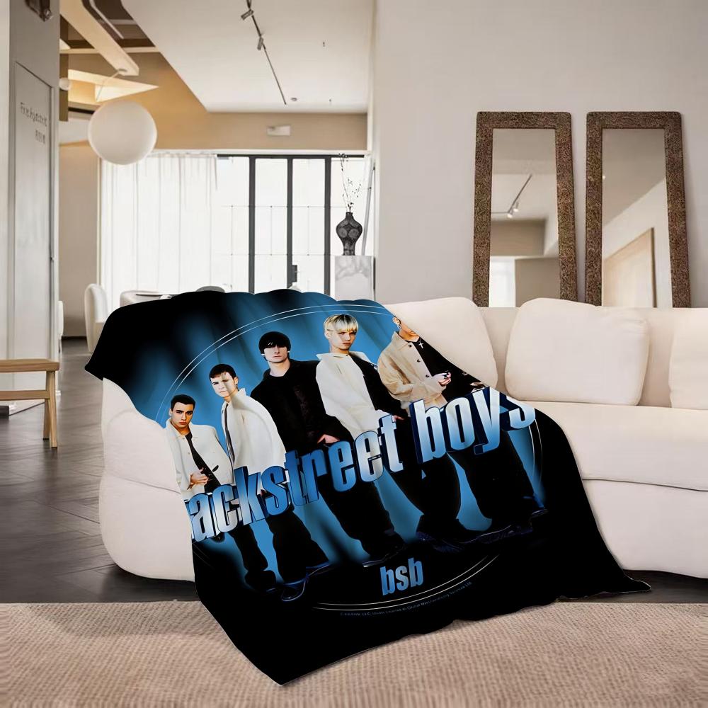 Coperta in Flanella Backstreet B Boys Throw B Adatta per Divano Soggiorno Camera da Letto