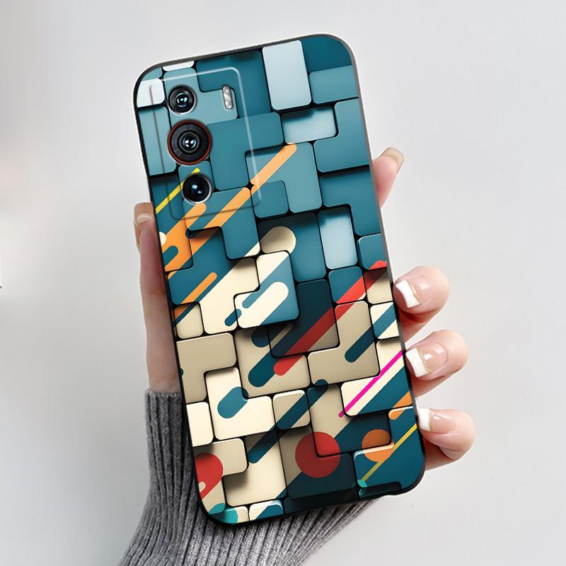 Casing For ZTE Nubia Z40 Pro Case Aesthetic Luxury Cute Cool Boys Girls Cover Black Matte Soft TPU Silicon Shockproof Phone Case