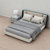 Bedroom Miniature Double Bed And Beddings New Cream Style Miniature Furniture Decoration