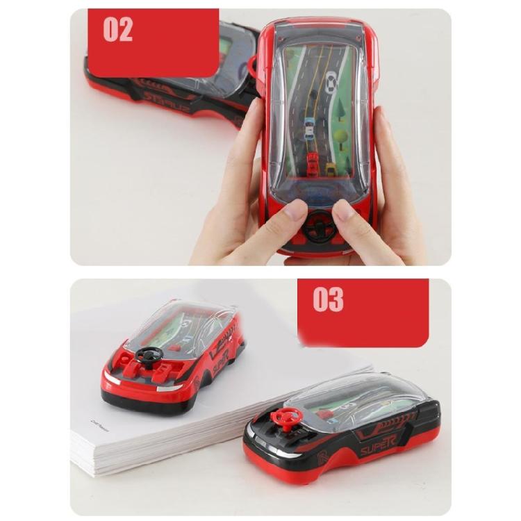 Educational Handheld Racing Car Game with Thrilling Steering Wheel and Adventure Challenges for Kids