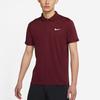 Nike Running Training Sports Quick-Dry Breathable Short Sleeve Polo Men Tops Burgundy CW6851-638