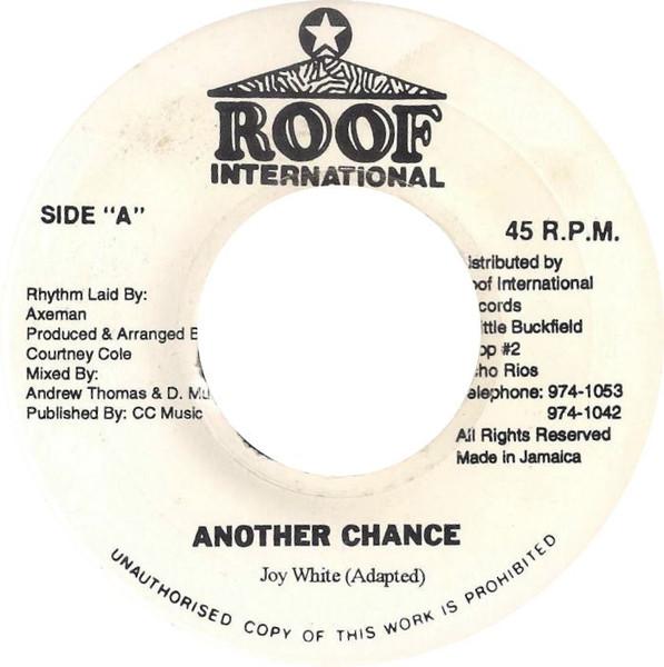 7inch Record JOY WHITE - Another Chance NONE Roof Internatio 1995 Jamaica Reggae, Ska & Dub Used