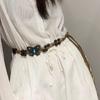 Handmade Bohemian Turquoise Woven Belt - Vintage Ethnic Waist Chain