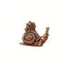 Simulation Animal Figurines Miniatures Toys Hip Hop Exaggerate Solid Brass Snail House Small Ornaments Tea Pet Ceremony Copper