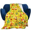 Orange Fox Soft Throw Blanket All Size Lightweight Flannel Blanket for Couch Bed Sofa Travel for Teen Adults Animal Blanket,gift
