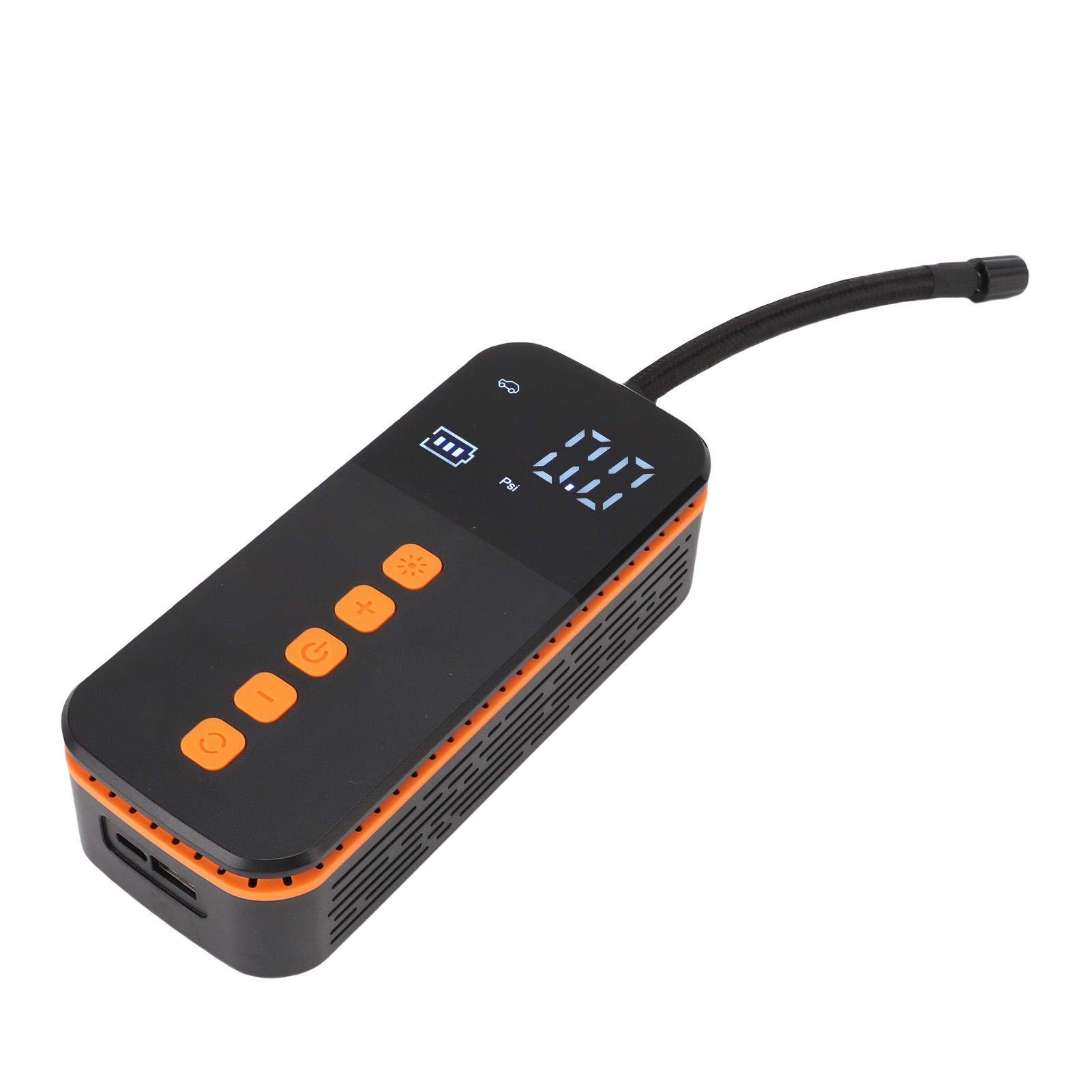 

Насос для накачивания шин ABS цифровой дисплей портативный электрический воздушный насос со светодиодной подсветкой для автомобильных шин