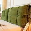 2025 Herringbone Headboard Cushion: Soft Upholstered, Anti-collision, Fixable Bedside Pillow