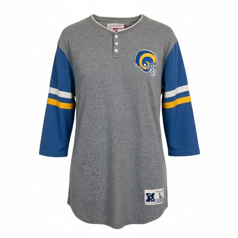 

Mitchel amp Ness Throwback LA Rams 3/4 Sleeve Tshirt Size L See Photos 1049 Unisex T-Shirt M