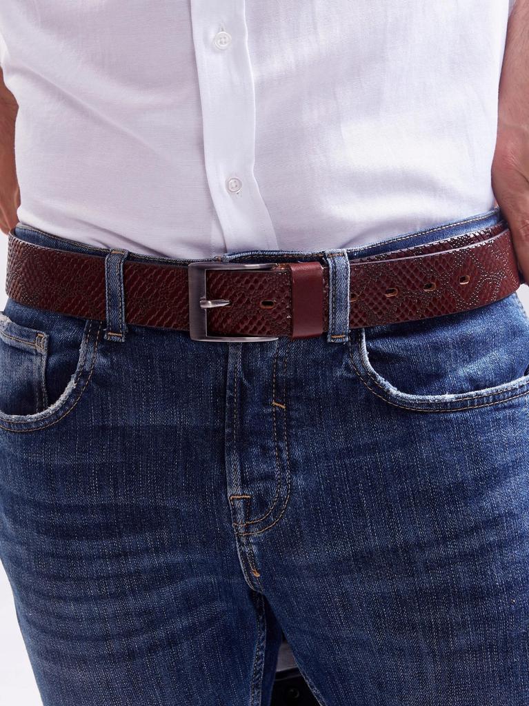 Herren-Ledergürtel ROVICKY PRS-03-BGE 99-114