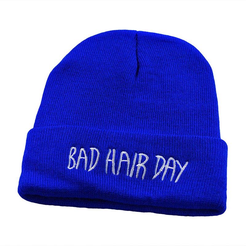 Warm Fashion Winter Bad Hair Day Cap Hiphop Knit Beanie Hats Womens Mens Hat