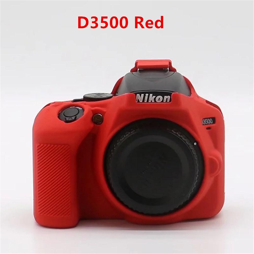 Soft Silicone Armor Camera Bag Case For Nikon D750 D780 D810 D850 D3200 D3300 D3400 D3500 D5100 D5200 DSLR Cover Body Skin