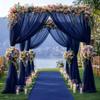 Wedding Arch Draping Fabric, Sheer Chiffon Fabric Backdrop Curtain for Wedding Ceremony Birthday Party Arch Stage Decoration